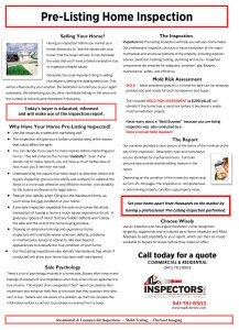 Pre-Listing Flyer