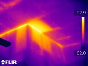 Thermal Imaging Scan - Weak Insulation